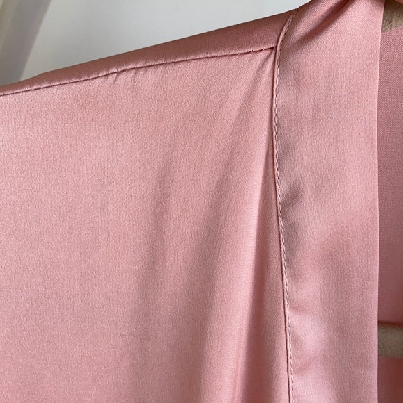 Blush Pink Polyester Robe - Picture 4 of 6